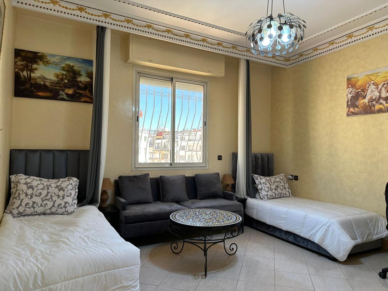 Panoramic View Of Downtown Apartment Rabat